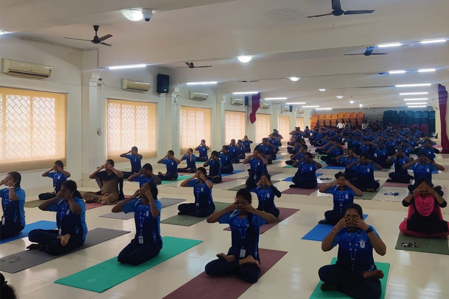 9th International Yoga Day, AV Campus
