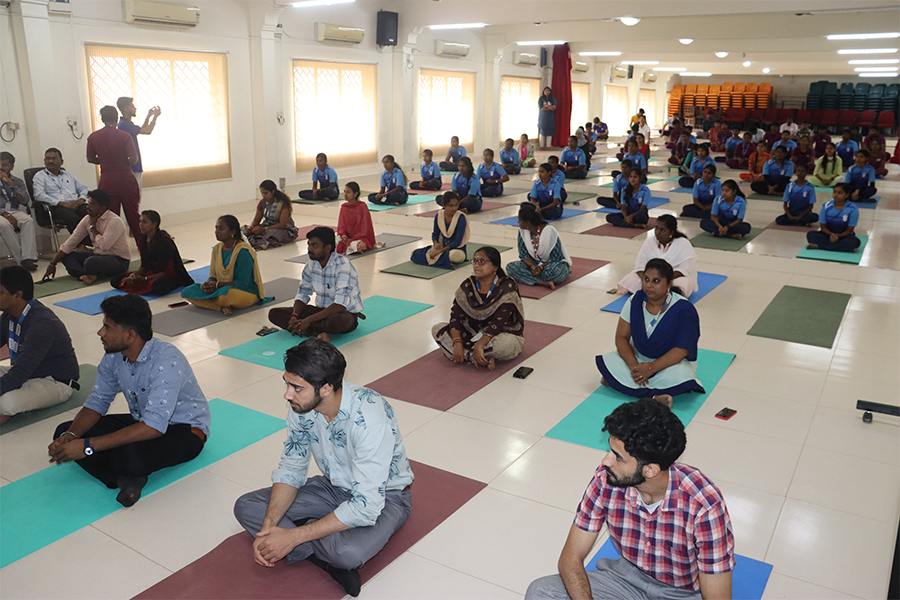 9th International Yoga Day, AV Campus