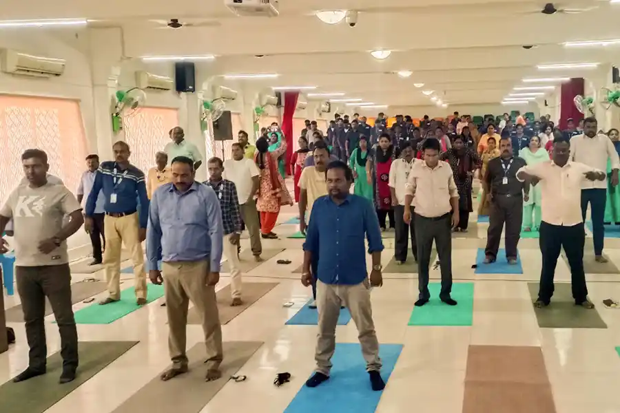 10th International Yoga Day, AV Campus