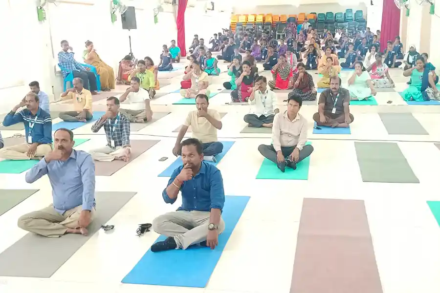 10th International Yoga Day, AV Campus