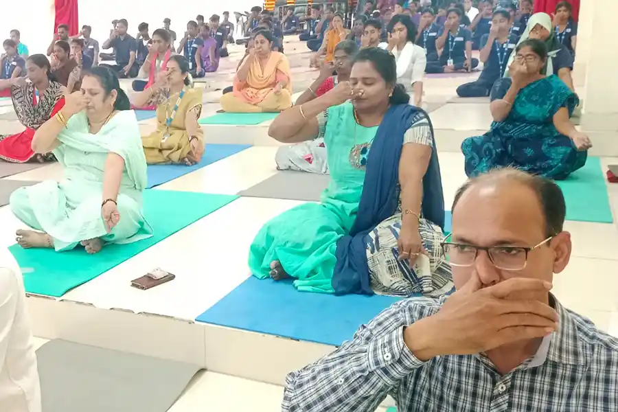 10th International Yoga Day, AV Campus