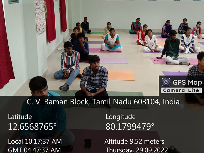 Yoga Practice, AV Campus