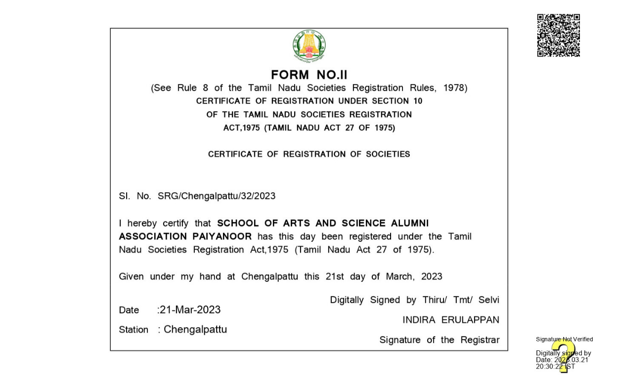 Certification